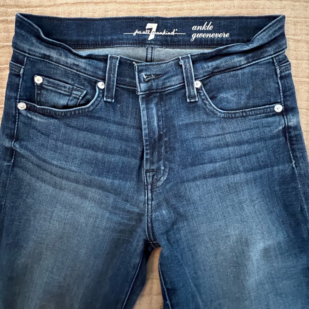 Seven for all mankind skinny ankle jeans. Size 27. Gwenevere ankle